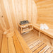 LeisureCraft Harmony Barrel Sauna Interior (back)