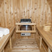 LeisureCraft Serenity Barrell Sauna Interior (Back)