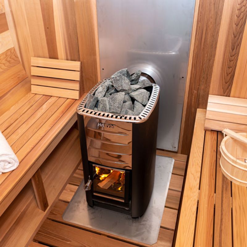 Harvia M3 Wood Burning Heater with Rocks