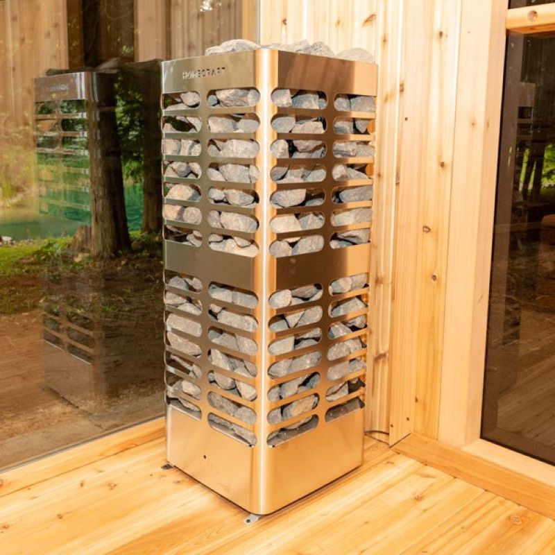 Homecraft Revive Sauna Heater with Rocks Isometric Interior