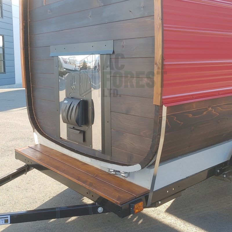 AC Forest Yukon Trailer Sauna Exterior Front